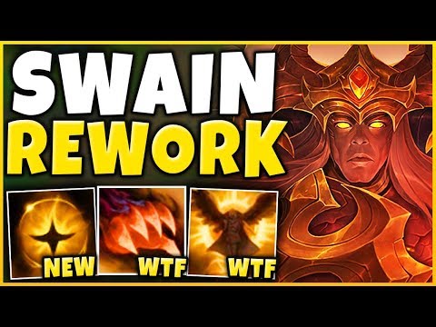 *NEW REWORK* SWAIN IS NOW GOD-TIER (INFINITE STACK MECHANIC) - League of Legends