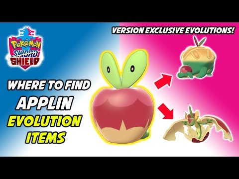 Where to Find Applin's Evolution Items! How to Evolve Applin in Pokemon Sword and Shield