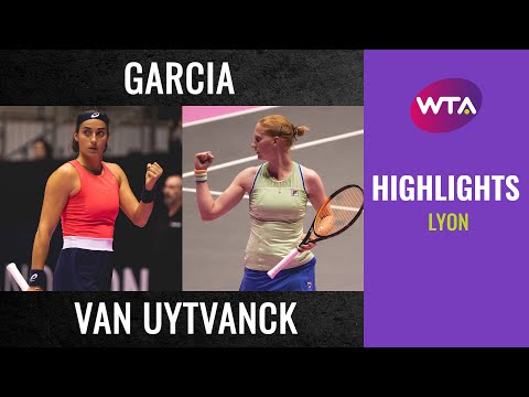 Caroline Garcia vs. Alison Van Uytvanck | 2020 Lyon Quarterfinal | WTA Highlights