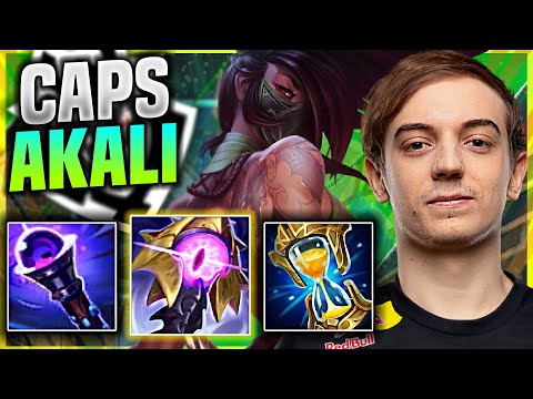 CAPS IS SO CLEAN WITH AKALI RIFTMAKER! - G2 Caps Plays Akali MID vs Veigar! | Season 11