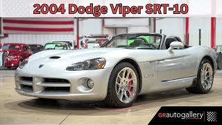Video Thumbnail for 2004 Dodge Viper