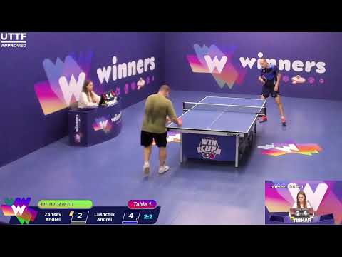 WINners CUP table 1 06.01 Zaitsev Andrei - Lushchik Andrei  12:00