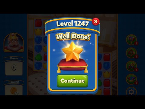Royal Match - King Robert - Level 1247