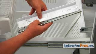 How To: LG/Kenmore Refrigerator Freezer Basket Support Rail 4932JA1010B