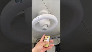 ⭐ Product Link in Comments ⭐2in1 Radiant Rotating RC Ceiling Fan Lamp #viral