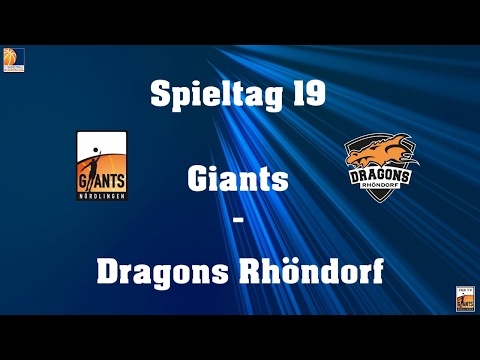 11.02.2017 Spieltag 19 Giants - Dragons Rhöndorf