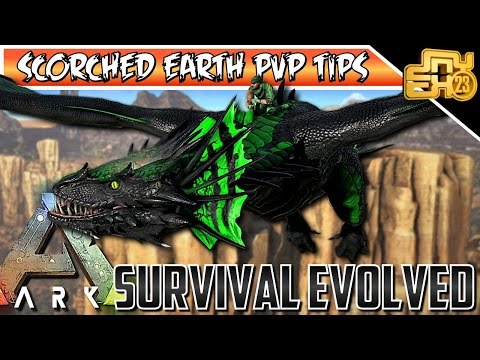10 TIPS FOR ARK SCORCHED EARTH PVP SURVIVAL!! (ARK PVP TIPS)