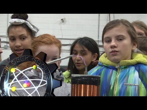 School Group's High Voltage Fun: At The Geek Group