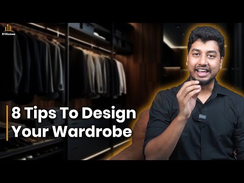 Design your wardrobe with low maintenance and best usability | Hindi | 91homes