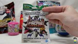 Six Mystery Surprises! Superman, Transformers, Mario, Sonic, Doc and Ponies! - Kinder Surprises