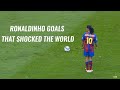 Ronaldinho Goals That Shocked The World