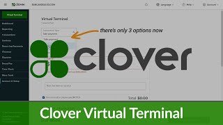 Clover Virtual Terminal- How to Take Online Payments with Clover Dashboard & Clover Virtual Terminal
