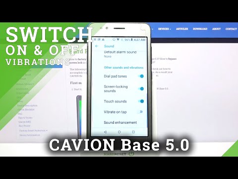 Manage Vibration Mode - Vibration Settings on CAVION Base 5.0