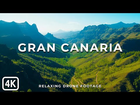 Gorgeous Gran Canaria 4K: Stunning Drone Views with Soothing Music