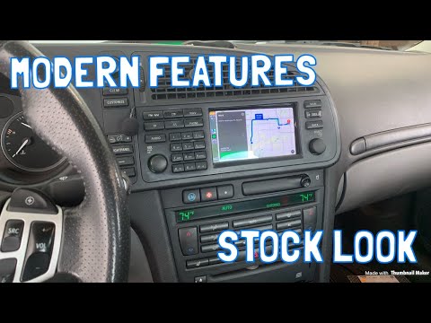 Installing Apple CarPlay and Android Auto in a 2003-2006 Saab 9-3!