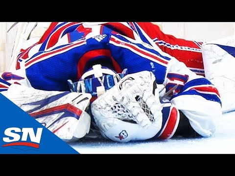 Vidéo: Le gardien PRODIGE des Rangers...COMMOTIONNÉ