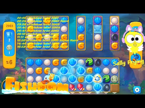 Fishdom level 2961 to 2970