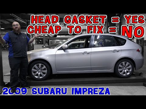 Yes, a Subie with a blown head gasket! But why does it cost DOUBLE to fix?!? CAR WIZARD explains