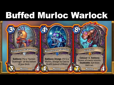 Blizzard Buffed Murloc Warlock, How Strong Is It After Nerfs Voyage to the Sunken City | Hearthstone