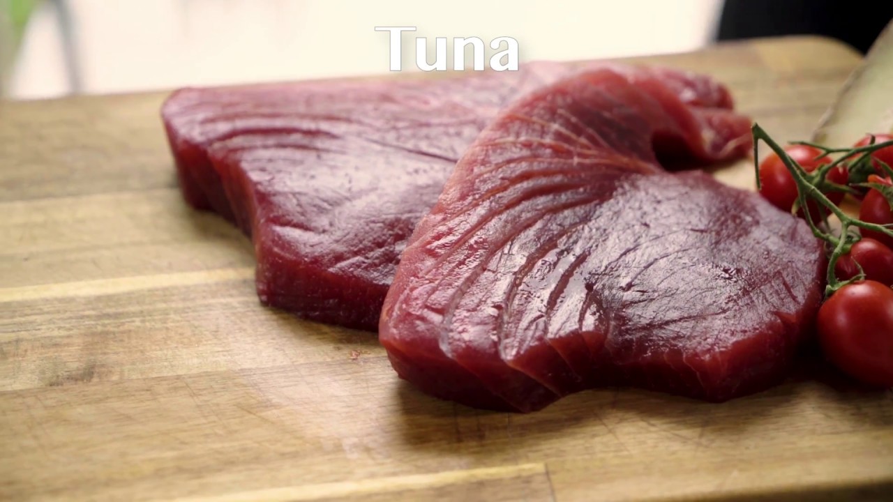Tagliata di tonno con verdure fresche croccanti
