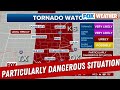 Particularly Dangerous Situation Tornado Watch Issued For Parts Of Texas, Oklahoma And Kansas