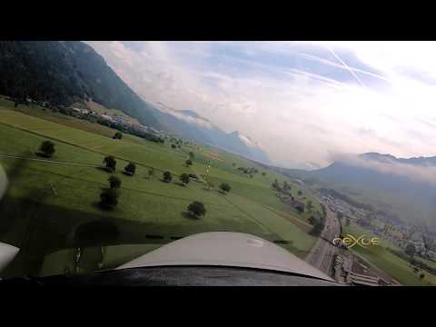 Approach and landing runway 06 LSZC