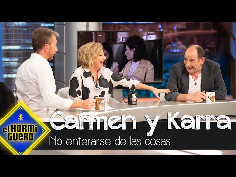 La pulla de Carmen Machi a Karra Elejalde: "No soporta no enterarse de las cosas" - El Hormiguero