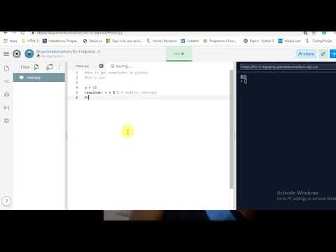 #Python #Program_3 #Remainder #Modulus #operator