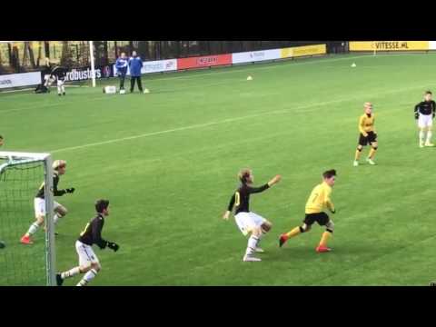 Match Vitesse O12 vs Roda JC O12 goals Quentin van Beekveld 12-11-2016