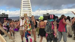 Sabo & Goldcap playing "Syria" by Unders @ The Kazbah - Burning Man 2016
