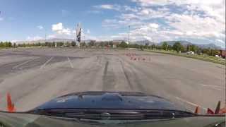 preview picture of video 'Evo X Utah SCCA Autocross 9/3/2012 Maverick Center'