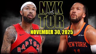 12월01일 뉴욕닉스 토론토 NBA 하이라이트