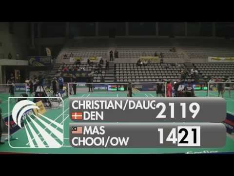 Christiansen / Daugaard vs Chooi / Ow (MD, Round 32) - 2015 Belgian International