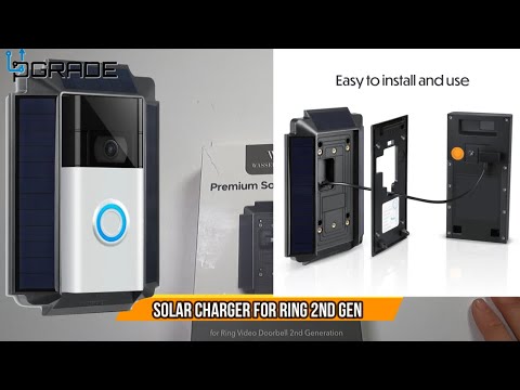 Solar Charger For Ring 2nd Gen