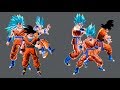 Dragonball Xenoverse 2 Goku Super Saiyan Blue 1 2 3 Mod Showcase