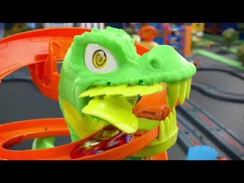 Hot Wheels® T-Rex Blaze Battle™ Playset | AD
