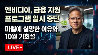 [미국개장] 엔비디아, 금융 지원 프로그램 일시 중단..왜?｜마벨에 실망한 이유..10월에 반등하나   등 📢미국증시 브리핑 (260828)