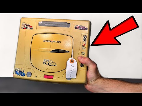 Saving a Yellowed Sega Saturn from a Flea Market | Retrobright Restoration