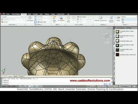AutoCAD 3D Interior Design Tutorial 1