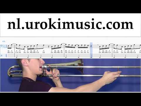 Tromboneles Martin Garrix feat Khalid - Ocean Muzieknoten Cursus um-i374