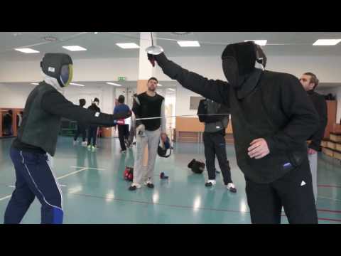 Sabre Quinte parry development