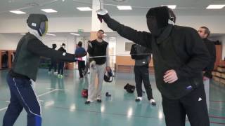Sabre Quinte parry development