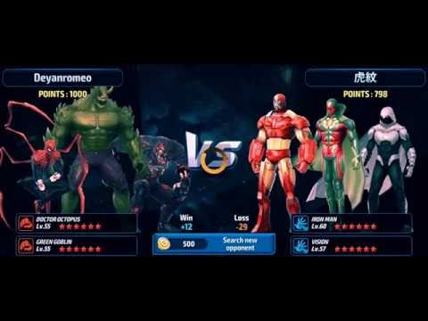 Marvel Future Fight !!! Timeline Battles!!! Sinister PVP