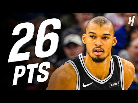 WEMBY Does It ALL 😳 26 PTS, 13 REB & 5 BLK vs Jazz