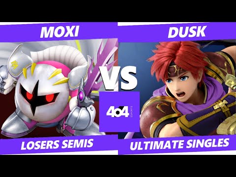 4o4 Smash Night 103 - fc| moxi (Meta Knight) vs Dusk (Mr. Game & Watch, Roy) - Losers Semi-Final