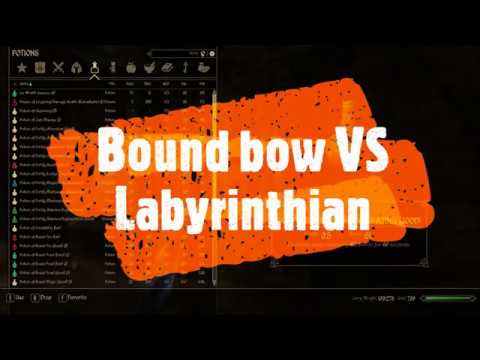 Report - Bound Bow vs Labyrinthian - Skyrim Requiem V3.3