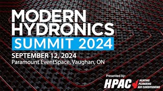 Hydronics 101 at the Modern Hydronics Summit 2024