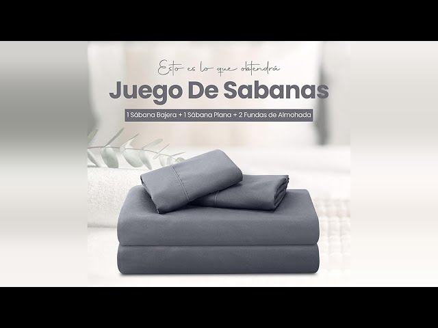 Vídeo relacionado con Utopia Bedding - Sábana Plana sin elástico - Cama 135-225 x 255 cm - Certificado Oeko-Tex - Poliéster Cepillado Suave - Microfibra - Sábana Plana - Blanco
