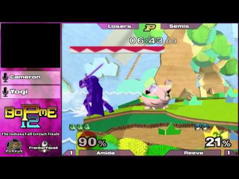 BoPME 12 Melee - Amida (Jigglypuff) vs. Reeve (Marth) Losers Semis