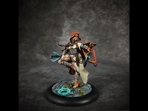 Shoshie is painting Echoes of Death from Kingdom Death pt 2 #kingdomdeath #boardgames